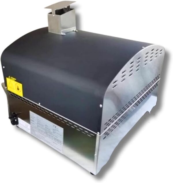 Forno per Pizza a Gas in Acciaio Inox Doppio Bruciatore Speedy500