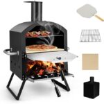 Forno per Pizza a Legna Portatile COSTWAY