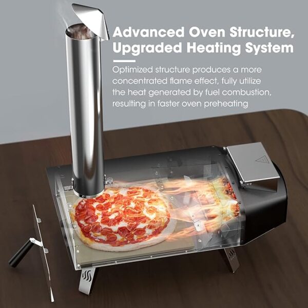 Forno per Pizza a Legna Portatile Mimiuo