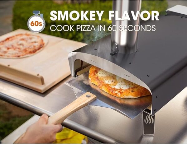 Forno per Pizza a Legna Portatile Mimiuo
