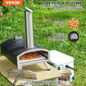 Forno per Pizza a Legna Portatile VEVOR