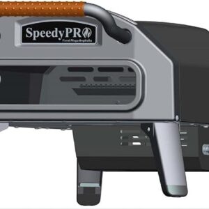 Forno per Pizza a Gas in Acciaio con Pietra Rotante Automatica SpeedyPRO