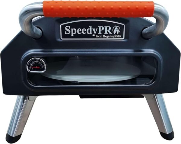 Forno per Pizza a Gas in Acciaio con Pietra Rotante Automatica SpeedyPRO