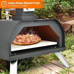Forno per Pizza a Legna Portatile 12 Pollici