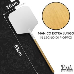 pala per pizza in alluminio inossidabile