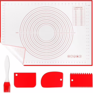Spianatoia per Pizza in Silicone Antiscivolo WECUTE