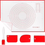 Spianatoia per Pizza in Silicone Antiscivolo WECUTE